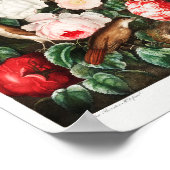 Vintage Blume Poster (Ecke)