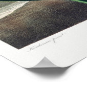 Vintage Blume Poster (Ecke)