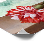 Vintage Blume Poster (Ecke)