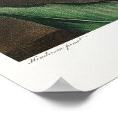 Vintage Blume Poster (Ecke)