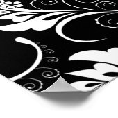 Vintage Blume Poster (Ecke)