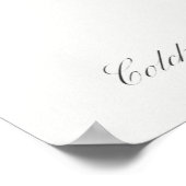 Vintage Blume Poster (Ecke)