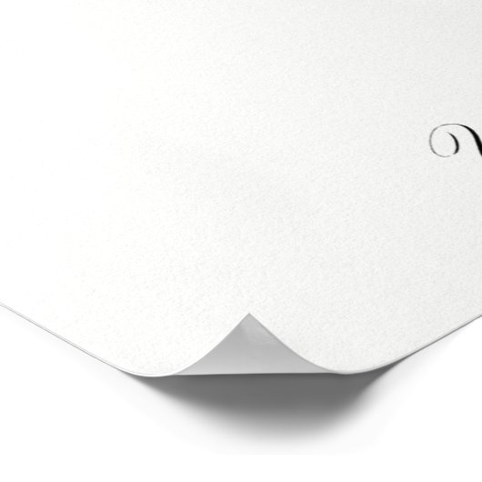 Vintage Blume Poster (Ecke)