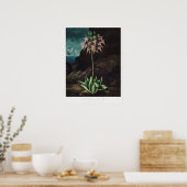 Vintage Blume Poster (Küche)