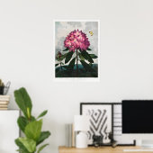 Vintage Blume Poster (Heimbüro)