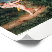 Vintage Blume Poster (Ecke)