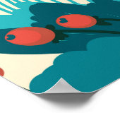 Vintage Blume Poster (Ecke)