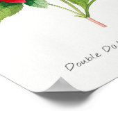 Vintage Blume Poster (Ecke)