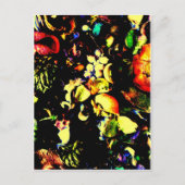 Vintage Blume Postkarte (Vorderseite)