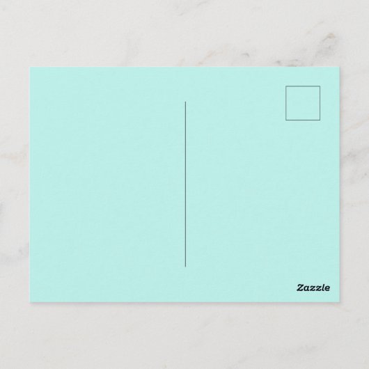 Vintage Blume Postkarte (Rückseite)