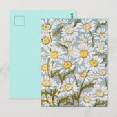 Vintage Blume Postkarte (Vorne/Hinten)