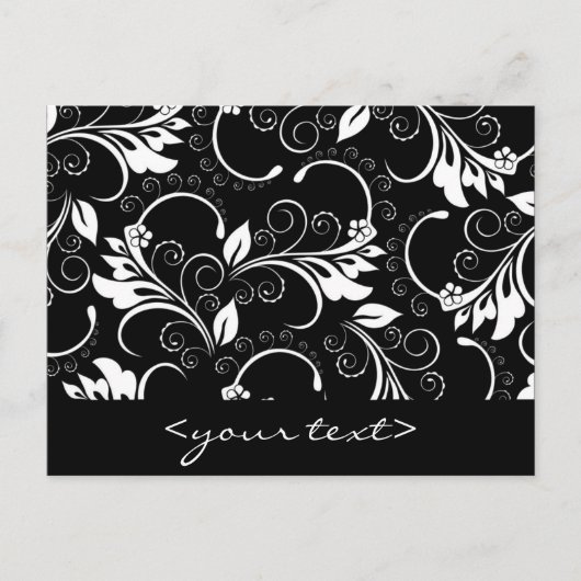 Vintage Blume Postkarte (Vorderseite)