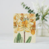 Vintage Blume Postkarte (Stehend Vorderseite)