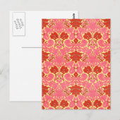 Vintage Blume Postkarte (Vorne/Hinten)