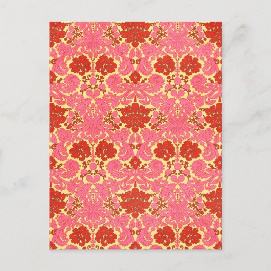 Vintage Blume Postkarte (Vorderseite)