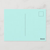 Vintage Blume Postkarte (Rückseite)