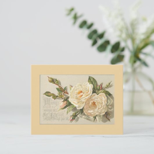 Vintage Blume Postkarten (Stehend Vorderseite)