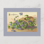 Vintage Blume Postkarten (Vorderseite)