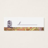 Vintage Blume - Preis für Waren (Rückseite)