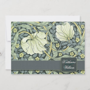 Vintage Blume Probe Dinner Einladungen