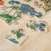 Vintage Blume Puzzle (Seite)