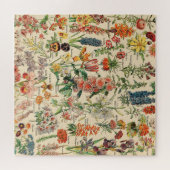 Vintage Blume Puzzle (Horizontal)