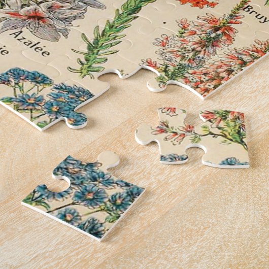 Vintage Blume Puzzle (Seite)