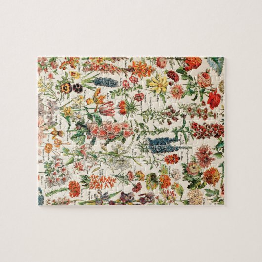 Vintage Blume Puzzle (Horizontal)