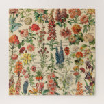 Vintage Blume Puzzle<br><div class="desc">Bitte besuchen Sie mein Geschäft für mehr interessantes Design und mehr Farbwahl. => zazzle.com/colorfulworld*</div>