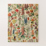 Vintage Blume Puzzle<br><div class="desc">Bitte besuchen Sie mein Geschäft für mehr interessantes Design und mehr Farbwahl. => zazzle.com/colorfulworld*</div>