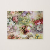 Vintage Blume Puzzle (Horizontal)