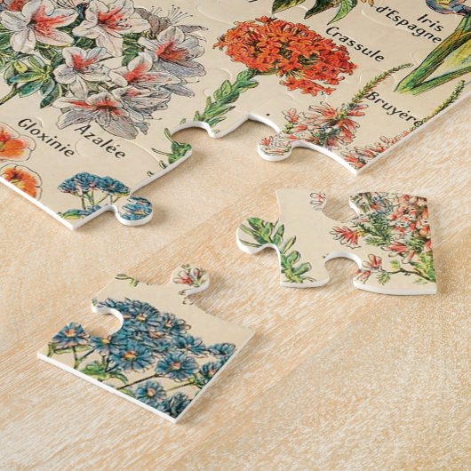 Vintage Blume Puzzle (Seite)
