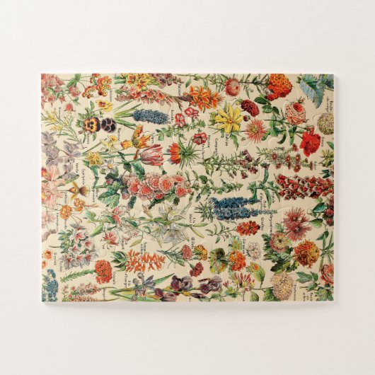 Vintage Blume Puzzle (Horizontal)