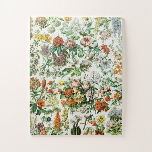 Vintage Blume Puzzle (Vertikal)