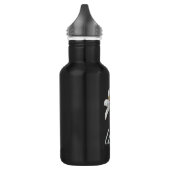 Vintage Blume Retro Edelstahlflasche (Links)