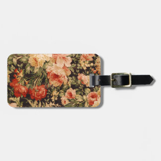 Vintage Blume Rose Textur 900er Jahre Gepäckanhänger