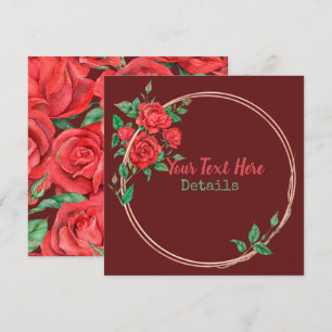 Vintage Blume Save the Date