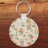 Vintage Blume Schlüsselanhänger (Vorderseite)