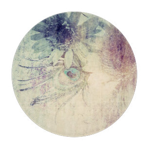 Vintage Blume Schneidebrett