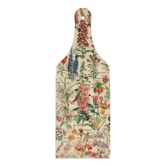 Vintage Blume Schneidebrett (Vorderseite)