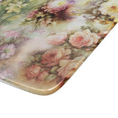 Vintage Blume Schneidebrett (Ecke)