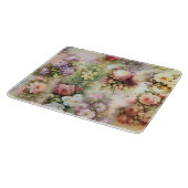 Vintage Blume Schneidebrett (Ecke)