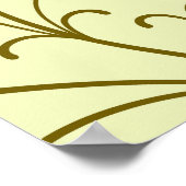 Vintage Blume: Schöne Hintergrundbilder Poster (Ecke)