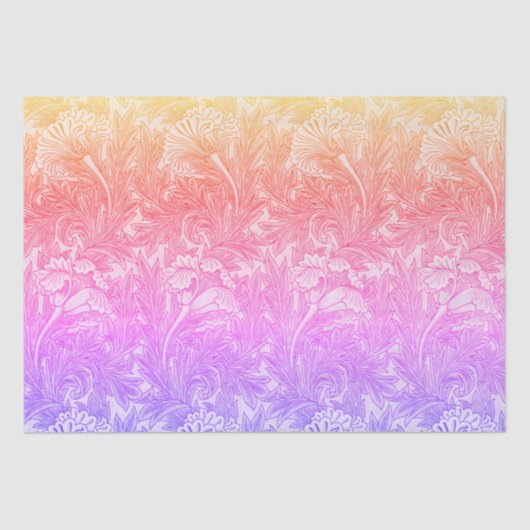 Vintage Blume Seidenpapier (Vorderseite)