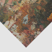 Vintage Blume Seidenpapier (Detail)