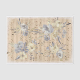 Vintage Blume Seidenpapier