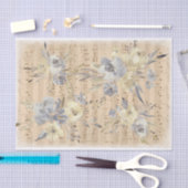 Vintage Blume Seidenpapier (Handwerk)