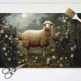 Vintage Blume Seidenpapier