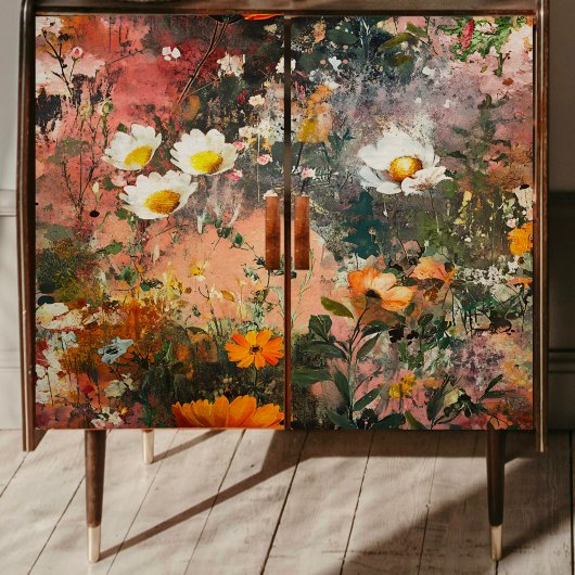 Vintage Blume Seidenpapier