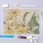 Vintage Blume Seidenpapier (Handwerk)